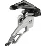 Переключатель передний SHIMANO DEORE, M618-H, для 2x10, верхний хомут (34,9 с адаптером 28,6/31,8), верхняя тяга, черный IFDM618HTX6